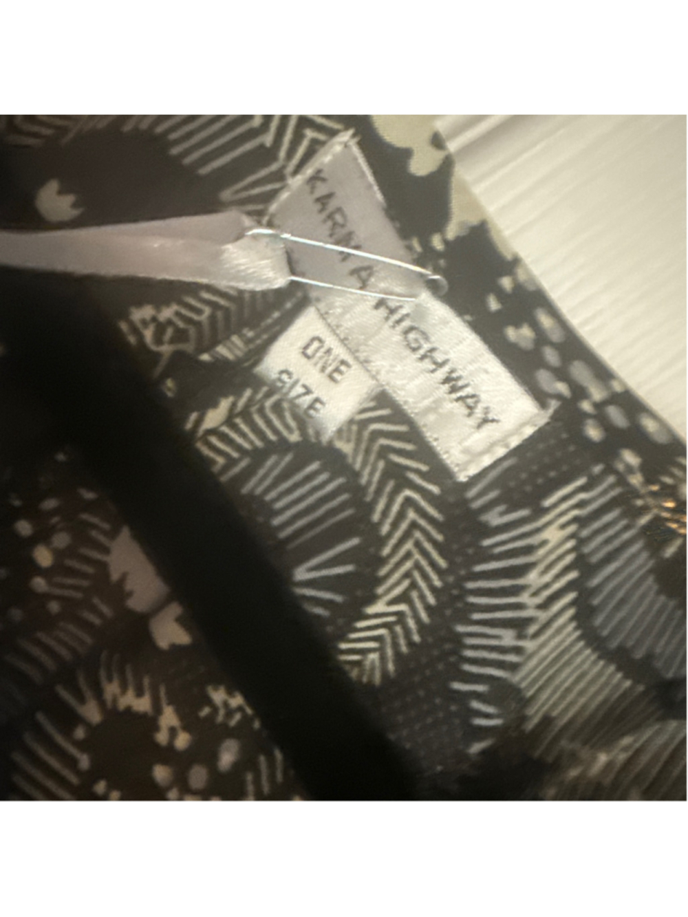 Karma Highway Floral Maxi Dress, Size S, Black and Gold - Picture 5 of 8